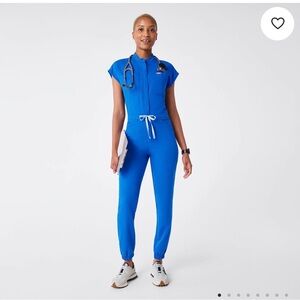 Figs RoyalBlue Women's scrub Jumpsuit